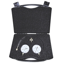 COFFRET DE CONTRÔLE GAZ DEUX MANOMETRES DISTRILABO