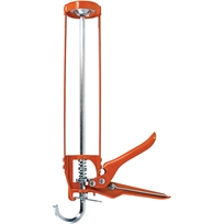 PISTOLET SQUELETTE ORANGE OR POUR CARTOUCHE 310ML